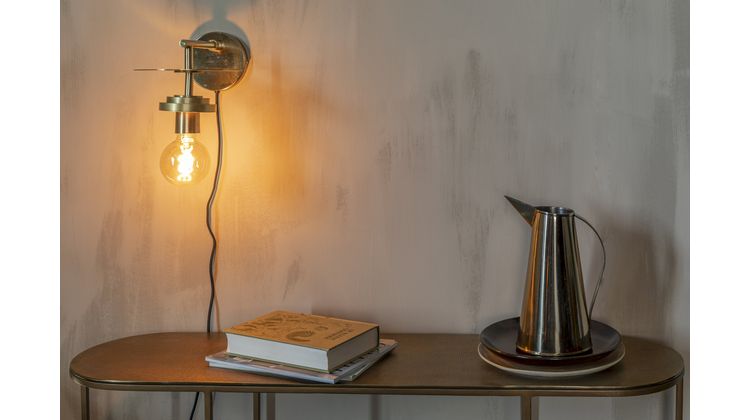 Dutchbone Aden Brass Wandlamp