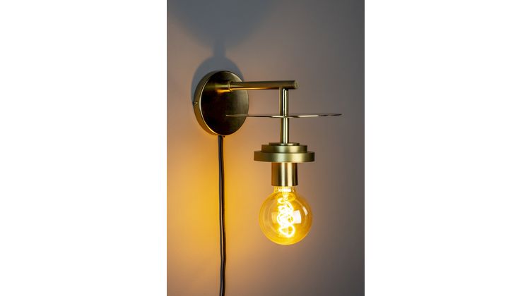 Dutchbone Aden Brass Wandlamp
