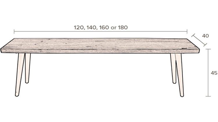 Dutchbone Alagon Eetkamerbank