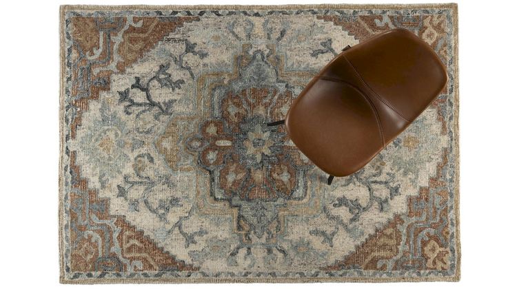 Dutchbone Amori Blue Vloerkleed
