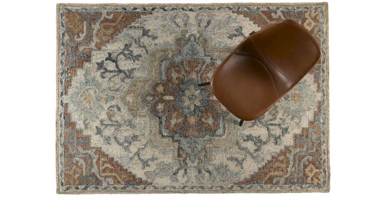 Dutchbone Amori Blue Vloerkleed