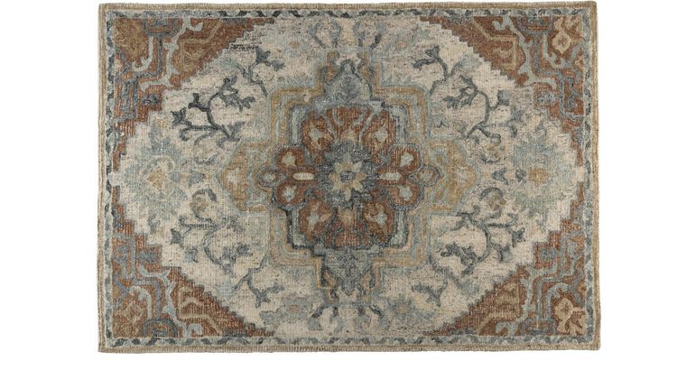 Dutchbone Amori Blue Vloerkleed