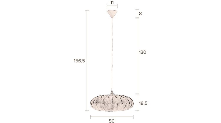 Dutchbone Bond Oval Hanglamp