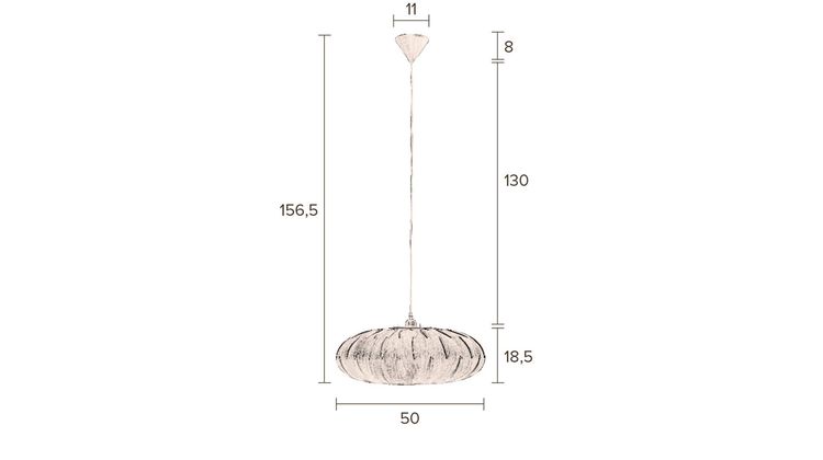 Dutchbone Bond Oval Hanglamp