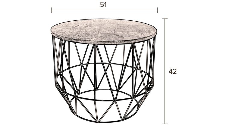 Dutchbone Boss Bijzettafel