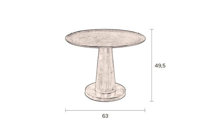Dutchbone Brute Bijzettafel