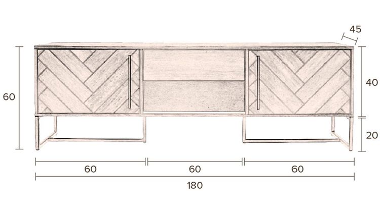 Dutchbone Class Dressoir