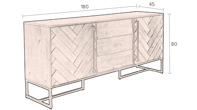 Dutchbone Class High Dressoir