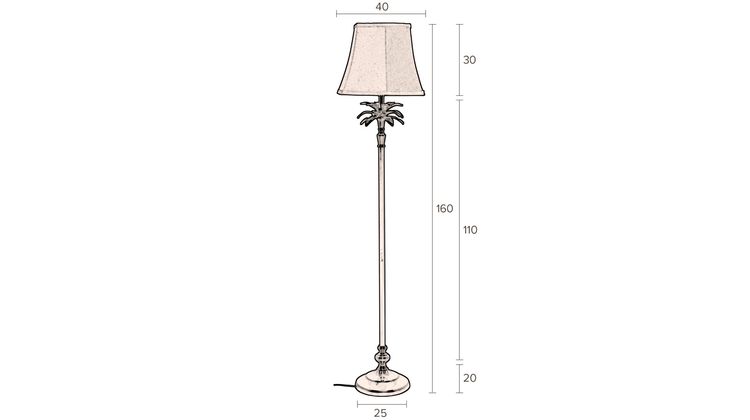 Dutchbone Cresta Vloerlamp