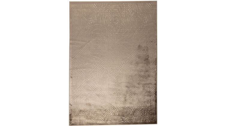 Dutchbone Dots Caramel Brown Vloerkleed