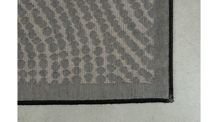 Dutchbone Dots Pure Black Vloerkleed