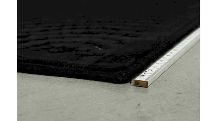 Dutchbone Dots Pure Black Vloerkleed