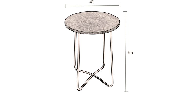 Dutchbone Emerald Bijzettafel