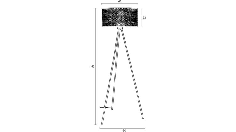 Dutchbone Isla Vloerlamp