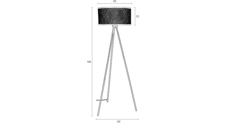 Dutchbone Isla Vloerlamp