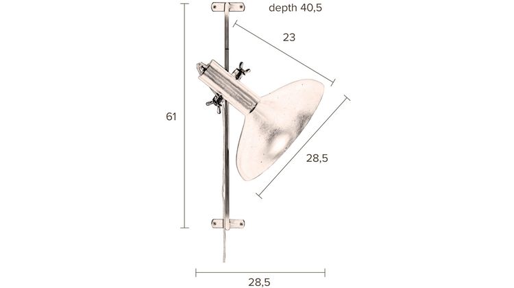 Dutchbone Karish Wandlamp