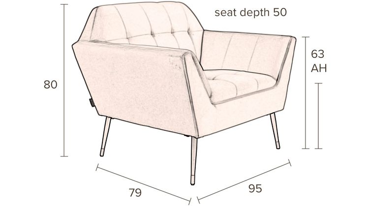 Dutchbone Kate Fauteuil