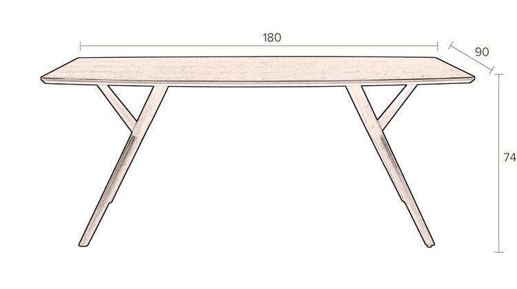 Dutchbone Malaya Eetkamertafel
