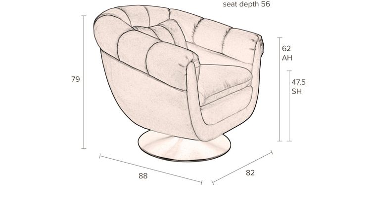 Dutchbone Member Fauteuil