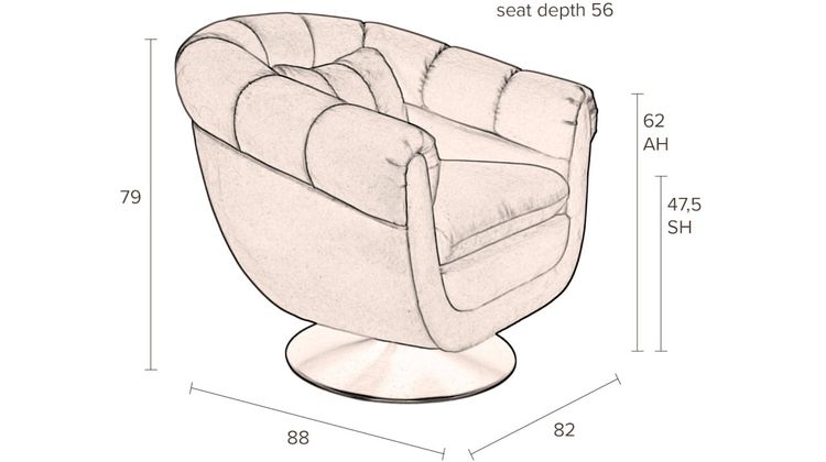 Dutchbone Member Fauteuil