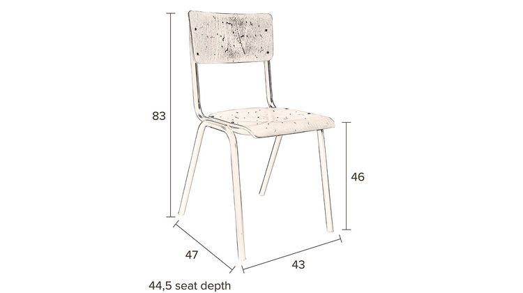 Dutchbone Scuola Eetkamerstoel