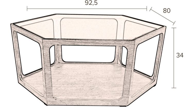 Dutchbone Sita Salontafel
