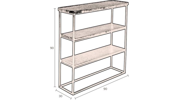Dutchbone Winston Wandtafel