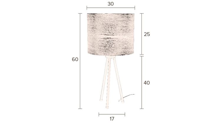 Dutchbone Woodland Tafellamp