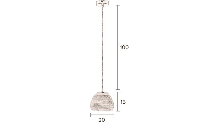 Dutchbone Woody Hanglamp