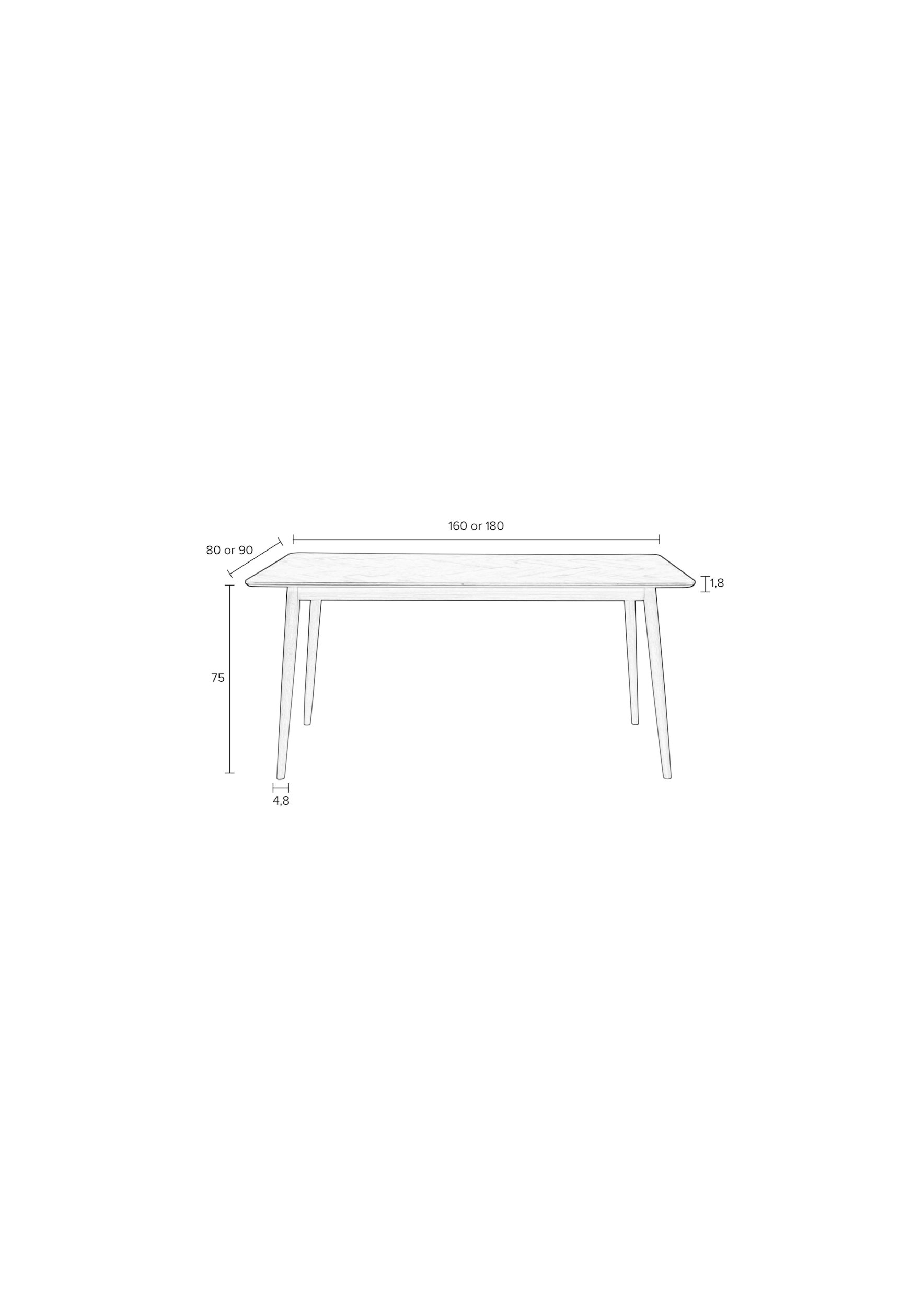 Eijerkamp Collectie Fabio Eettafel | Eijerkamp Wonen