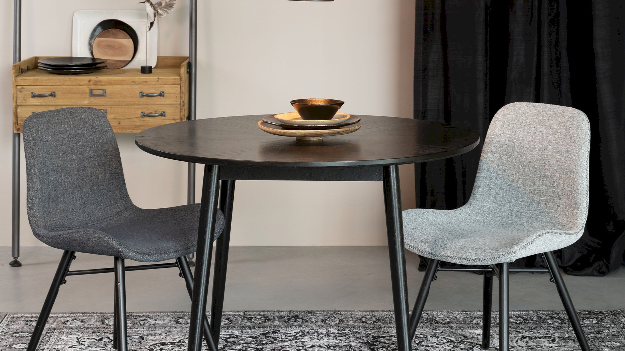 Eijerkamp Collectie Fabio Eettafel Black | Eijerkamp Wonen