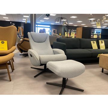 Eijerkamp Collectie Jack Outlet Relaxfauteuil + Hocker