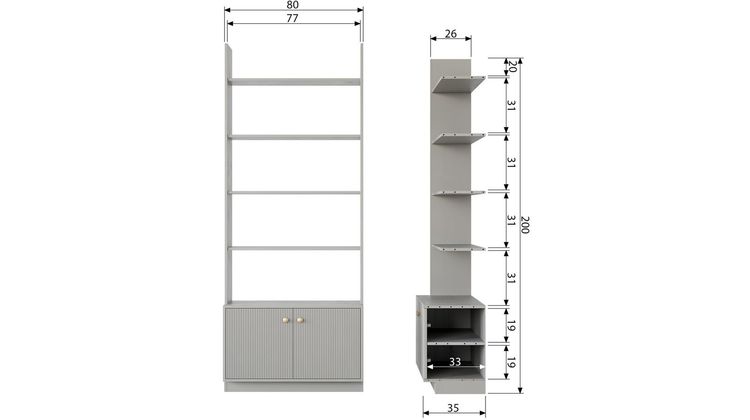 Eijerkamp Collectie Madu Boekenkast