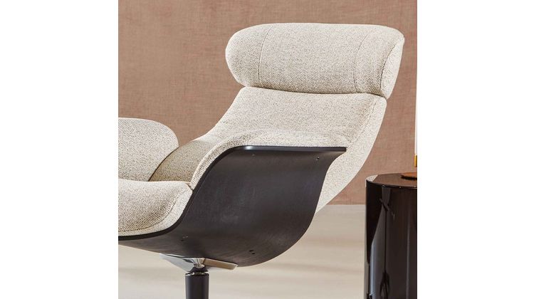 Eijerkamp Collectie Time-Out Beige Relaxfauteuil + Hocker