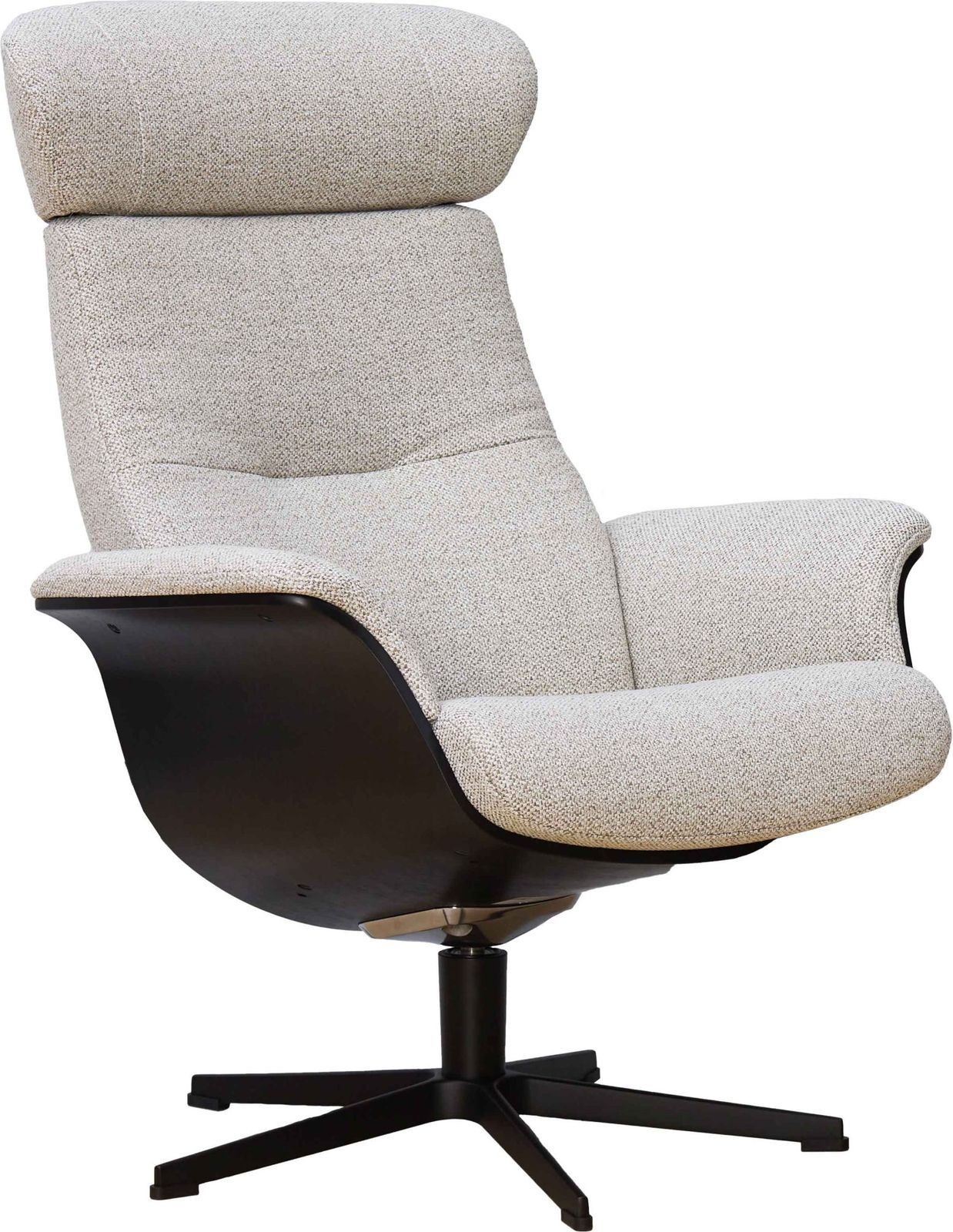 Eijerkamp Collectie Time-Out Beige Relaxfauteuil + Hocker