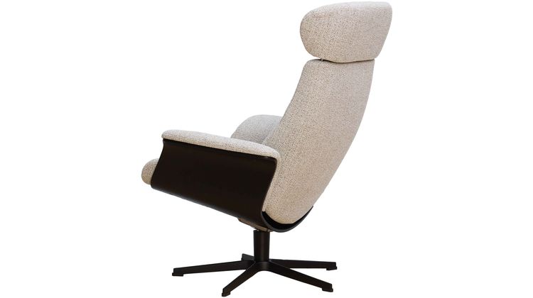 Eijerkamp Collectie Time-Out Beige Relaxfauteuil + Hocker