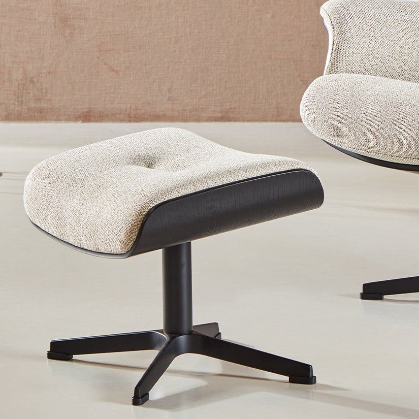 Eijerkamp Collectie Time-Out Beige Relaxfauteuil + Hocker