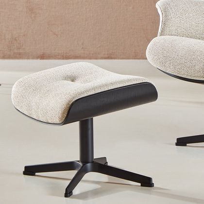 Eijerkamp Collectie Time-Out Beige Relaxfauteuil + Hocker