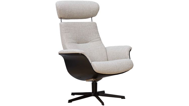 Eijerkamp Collectie Time-Out Beige Relaxfauteuil + Hocker