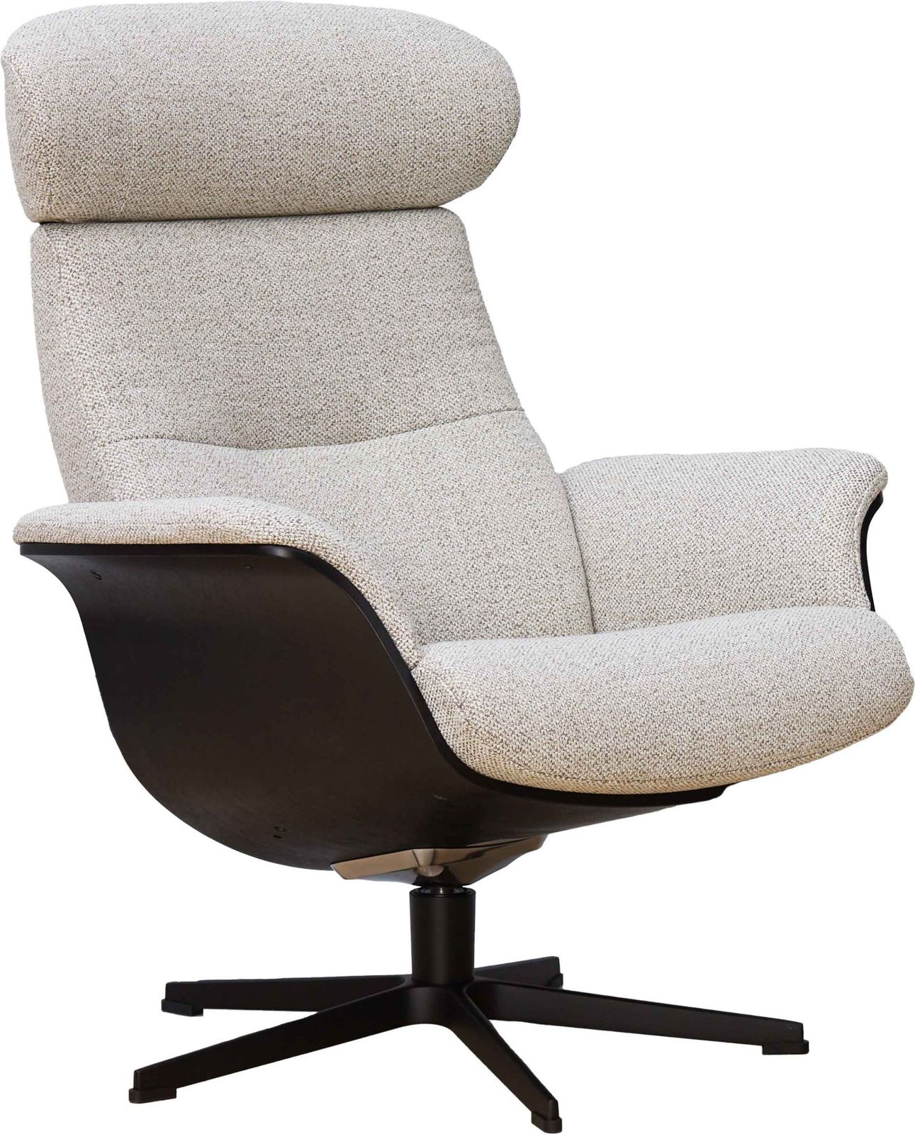 Eijerkamp Collectie Time-Out Beige Relaxfauteuil + Hocker