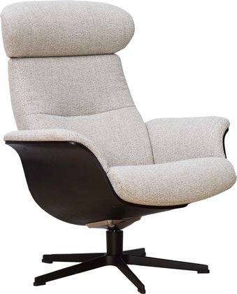 Eijerkamp Collectie Time-Out Beige Relaxfauteuil + Hocker