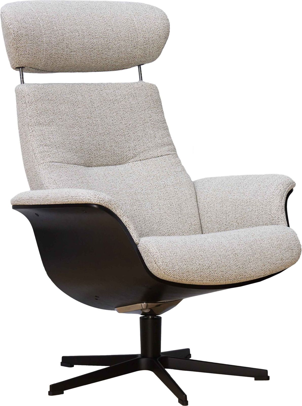 Eijerkamp Collectie Time-Out Beige Relaxfauteuil + Hocker
