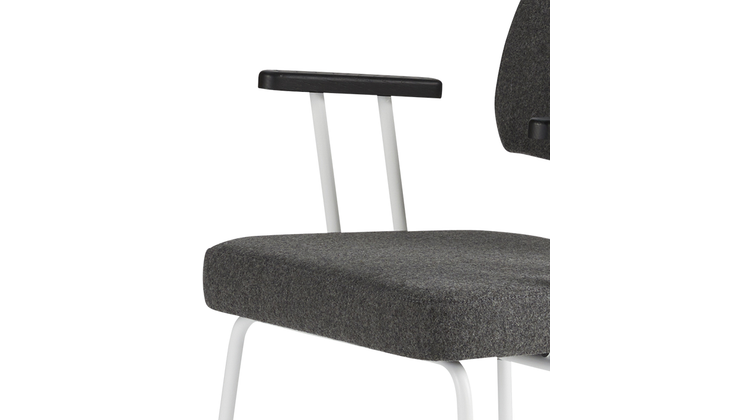 Eijerkamp Collectie Tom Onderstel Wit Armstoel