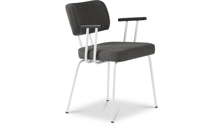 Eijerkamp Collectie Tom Onderstel Wit Armstoel