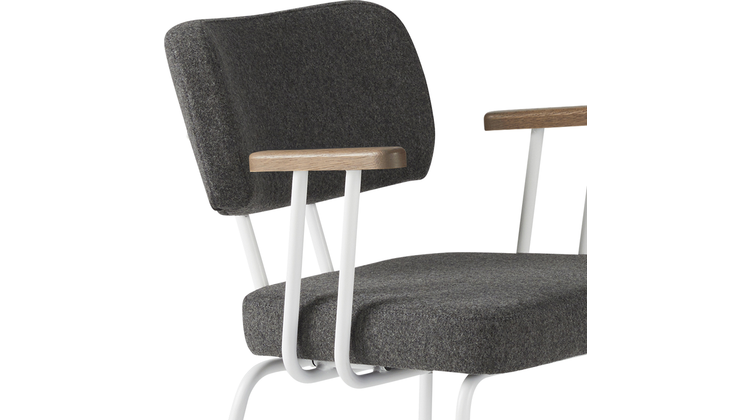 Eijerkamp Collectie Tom Onderstel Wit Armstoel