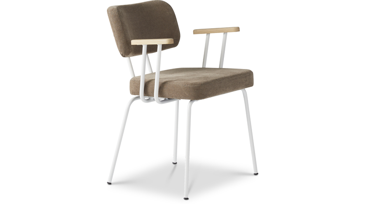 Eijerkamp Collectie Tom Onderstel Wit Armstoel