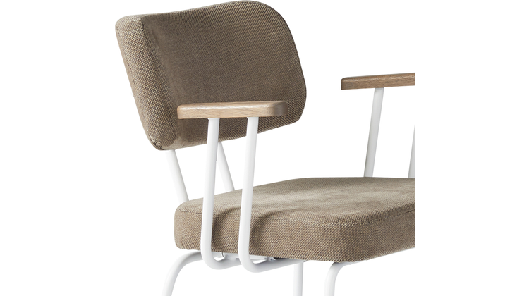 Eijerkamp Collectie Tom Onderstel Wit Armstoel