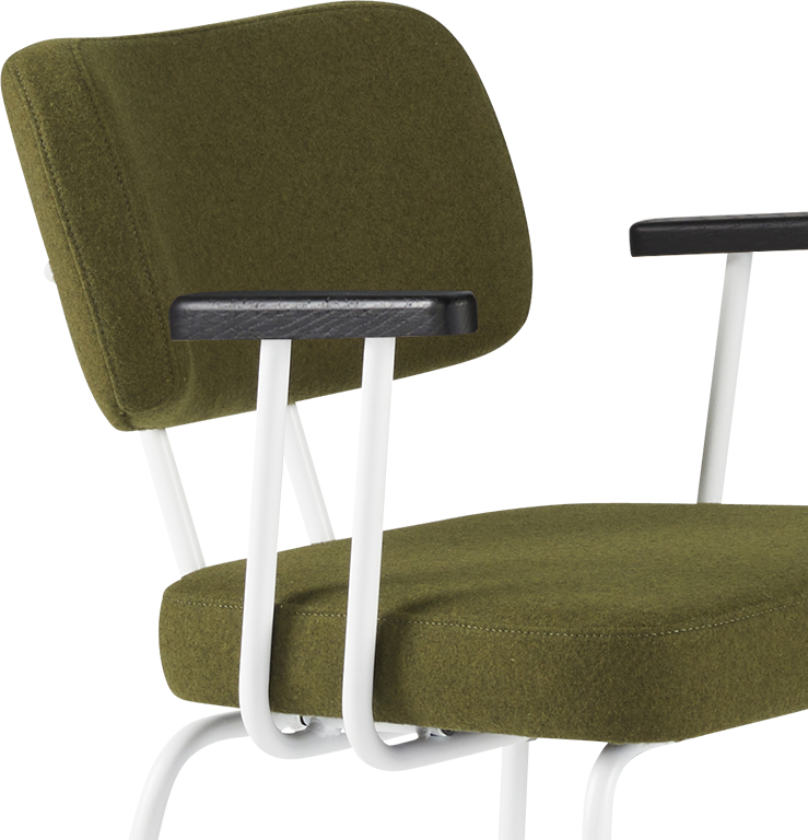 Eijerkamp Collectie Tom Onderstel Wit Armstoel