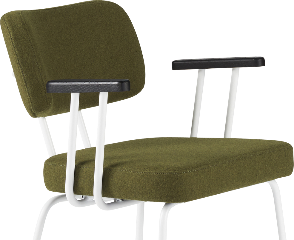 Eijerkamp Collectie Tom Onderstel Wit Armstoel