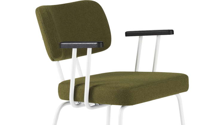 Eijerkamp Collectie Tom Onderstel Wit Armstoel